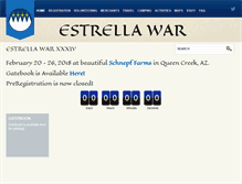Tablet Screenshot of estrellawar.org